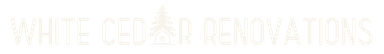 White Cedar Renovations Logo
